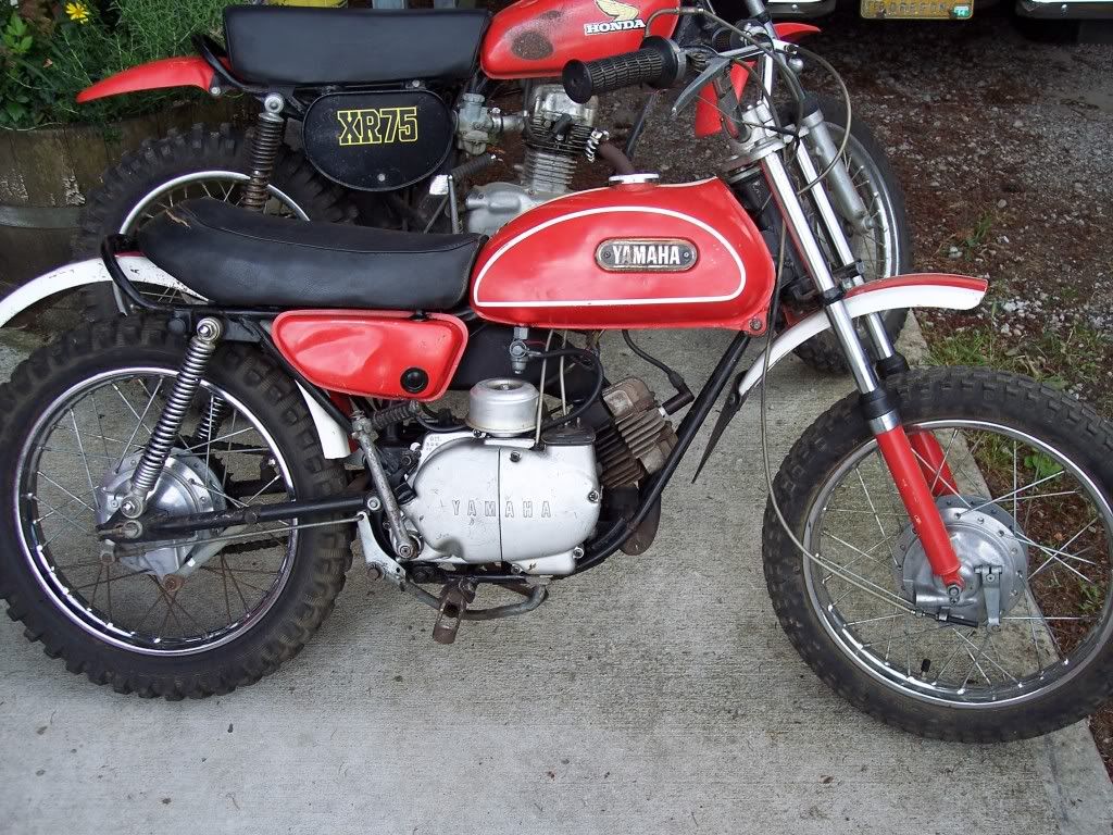 Dig the mini-bike? 1976 Honda XR75 Resurrection maybe OIC HEAVY